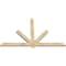 Ekena Millwork Kennewick Rough Sawn Timber Gable Bracket, Douglas Fir, 72"W x 45"H x 2"D x 4"F, 15/12 Pitch GBW072X45X0204KEN00RDF - alternate 5